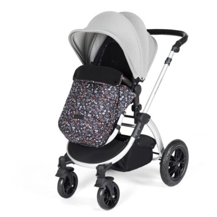 Ickle Bubba Printed Footmuff Floral – Pram Footmuffs - Baby Travel
