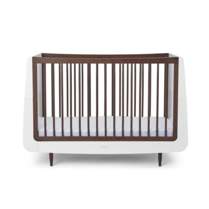 SnuzKot Skandi Cot Bed The Natural Edit Ebony – Cots & Cot Beds - Baby Travel
