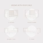 SnuzKot Skandi Cot Bed The Natural Edit Silver Birch - Cots & Cot Beds - Image 5