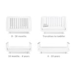 SnuzKot Mode Cot Bed Grey - Cots & Cot Beds - Image 5