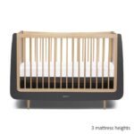 SnuzKot Skandi Cot Bed Slate - Cots & Cot Beds - Image 9