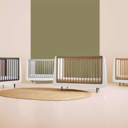 SnuzKot Skandi Cot Bed The Natural Edit Silver Birch – Cots & Cot Beds - Baby Travel