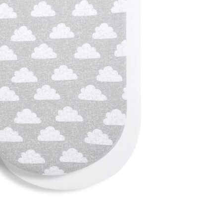 Snuz 2 Pack Moses Basket/Pram Fitted Sheets Cloud Nine - Crib Bedding & Sheets
