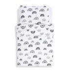 Snuz Duvet Cover And Pillowcase Set Mono Rainbow – Bedding Sets - Baby Travel Snuz Duvet Cover And Pillowcase Set Mono Rainbow - Bedding Sets