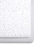 Snuz 2 Pack Crib Fitted Sheets Grey Spots - Crib Bedding & Sheets