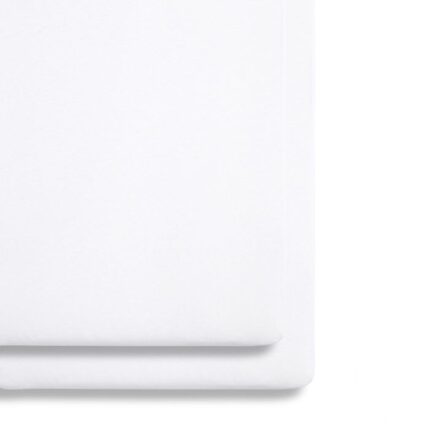 Snuz 2 Pack Crib Fitted Sheets White – Crib Bedding & Sheets - Baby Travel