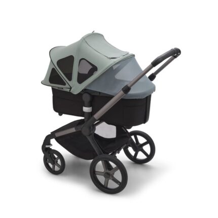 Bugaboo Fox 5 / Fox Cub Breezy Sun Canopy Pine Green – Pram Canopies and Hoods - Baby Travel