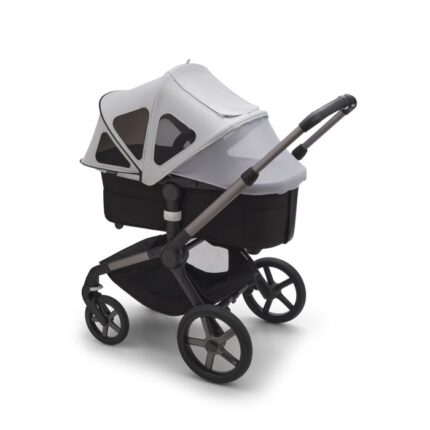 Bugaboo Fox 5 / Fox Cub Breezy Sun Canopy Misty Grey – Pram Canopies and Hoods - Baby Travel