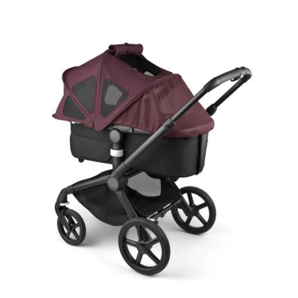 Bugaboo Fox 5 / Fox Cub Breezy Sun Canopy Dark Cherry – Pram Canopies and Hoods - Baby Travel