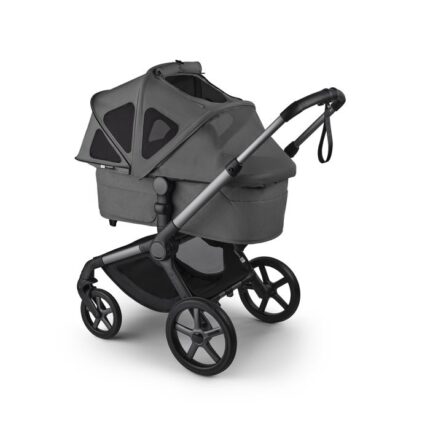 Bugaboo Fox 5 / Fox Cub Breezy Sun Canopy Moon Grey – Pram Canopies and Hoods - Baby Travel