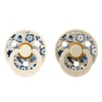 Bibs Pacifier X Liberty Round Collection 2 Pack Size 1 Bobo/Ivory Mix – Pacifiers - Baby Travel Bibs Pacifier X Liberty Round Collection 2 Pack Size 1 Bobo/Ivory Mix - Pacifiers - Image 2