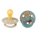 Bibs Pacifier X Liberty Round Collection 2 Pack Size 1 June Blossom/Vanilla Hush Mix - Pacifiers - Image 3