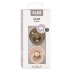 Bibs Pacifier Round Collection 2 Pack Size 1 Dark Oak/Blush – Pacifiers - Baby Travel Bibs Pacifier Round Collection 2 Pack Size 1 Dark Oak/Blush - Pacifiers