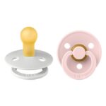 Bibs Pacifier Round Collection 2 Pack Size 1 Haze/Blossom – Pacifiers - Baby Travel Bibs Pacifier Round Collection 2 Pack Size 1 Haze/Blossom - Pacifiers - Image 2
