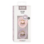 Bibs Pacifier Round Collection 2 Pack Size 1 Blossom/Dusky Lilac – Pacifiers - Baby Travel Bibs Pacifier Round Collection 2 Pack Size 1 Blossom/Dusky Lilac - Pacifiers