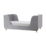 Obaby Lumi Velvet Toddler Bed Grey – Cots & Cot Beds - Baby Travel Obaby Lumi Velvet Toddler Bed Grey - Cots & Cot Beds