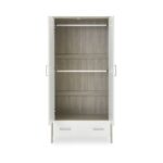 Obaby Nika Double Wardrobe Grey Wash And White - Wardrobes - Image 3
