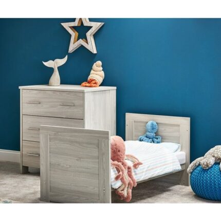 Obaby Nika Mini Cot Grey Wash – Cots & Cot Beds - Baby Travel