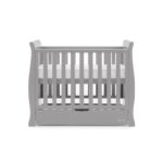 Obaby Stamford Space Saver Sleigh Cot Warm Grey – Cots & Cot Beds - Baby Travel Obaby Stamford Space Saver Sleigh Cot Warm Grey - Cots & Cot Beds - Image 6