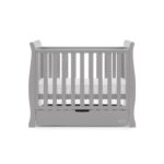 Obaby Stamford Space Saver Sleigh Cot Warm Grey – Cots & Cot Beds - Baby Travel Obaby Stamford Space Saver Sleigh Cot Warm Grey - Cots & Cot Beds - Image 5