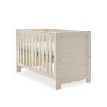 Obaby Nika Cot Bed Oatmeal - Cots & Cot Beds