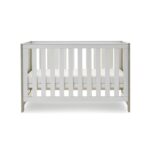 Obaby Nika Cot Bed Grey Wash And White - Cots & Cot Beds - Image 5
