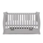 Obaby Stamford Classic Sleigh Cot Bed Warm Grey – Cots & Cot Beds - Baby Travel Obaby Stamford Classic Sleigh Cot Bed Warm Grey - Cots & Cot Beds - Image 5