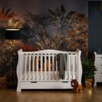 Obaby Stamford Luxe Sleigh Cot Bed White - Cots & Cot Beds - Image 10