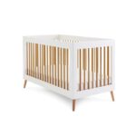 Obaby Maya Cot Bed Nordic White – Cots & Cot Beds - Baby Travel Obaby Maya Cot Bed White And Natural - Cots & Cot Beds