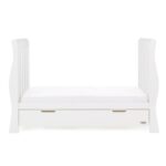 Obaby Stamford Luxe Sleigh Cot Bed White - Cots & Cot Beds - Image 9