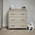 Obaby Nika Changing Unit Grey Wash - Nursery Drawers - Image 2