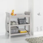 Obaby Stamford Sleigh Open Changing Unit Warm Grey – Nursery Drawers - Baby Travel Obaby Stamford Sleigh Open Changing Unit Warm Grey - Nursery Drawers - Image 2