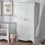 CuddleCo Clara Wardrobe White/Ash – Wardrobes - Baby Travel CuddleCo Clara Wardrobe White/Ash - Wardrobes - Image 2