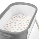 Ickle Bubba 2 Pack Crib Fitted Sheets Rainbow Dreams - Crib Bedding & Sheets - Image 2