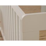 Tutti Bambini Alba Cot Bed White Sand/Distressed Oak - Cots & Cot Beds - Image 9