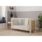 Tutti Bambini Alba Cot Bed White Sand/Distressed Oak - Cots & Cot Beds - Image 10