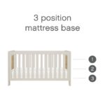 Tutti Bambini Alba Cot Bed White Sand/Distressed Oak - Cots & Cot Beds - Image 8