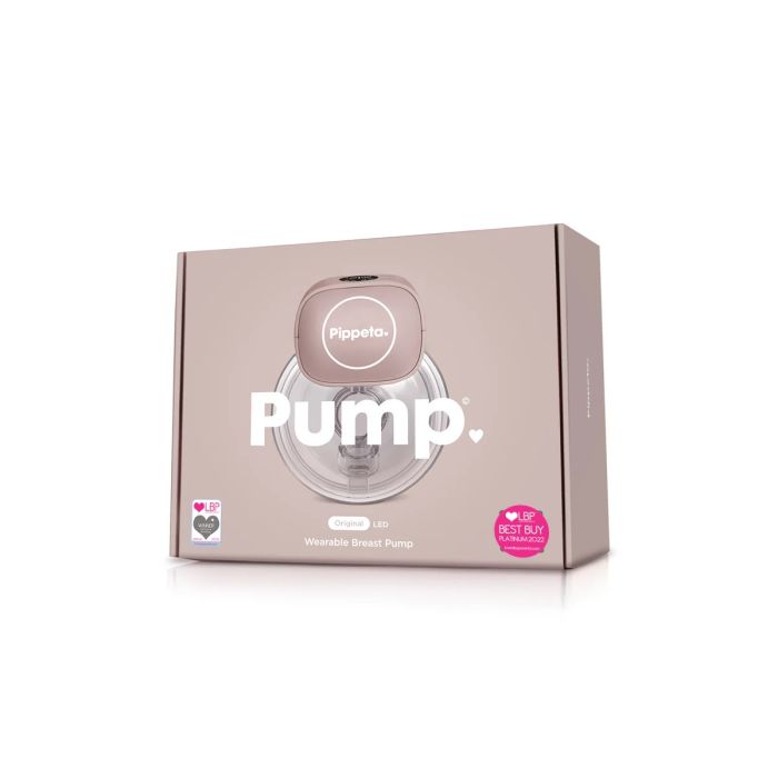Pippeta LED Wearable Hands Free Breast Pump Ash Rose – Feeding Accessories - Baby Travel