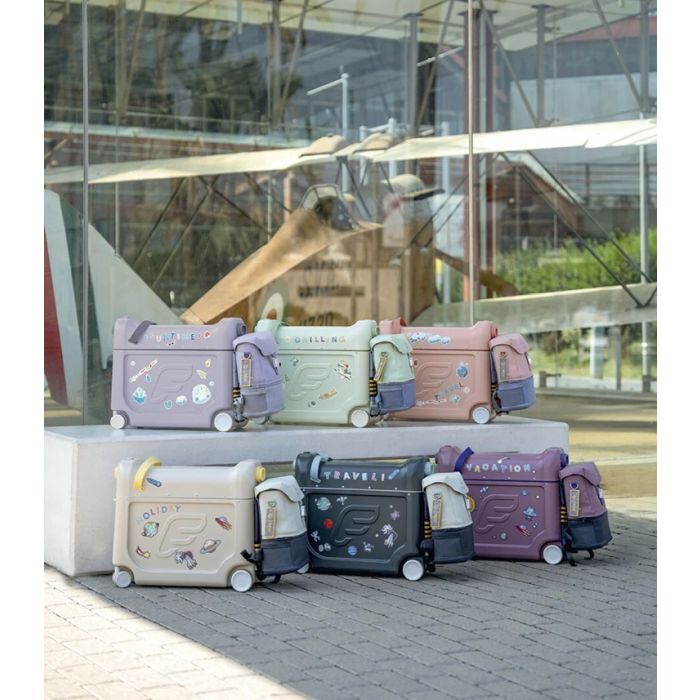 JetKids by Stokke BedBox Hazy Lilac – Ride-On Suitcases - Baby Travel