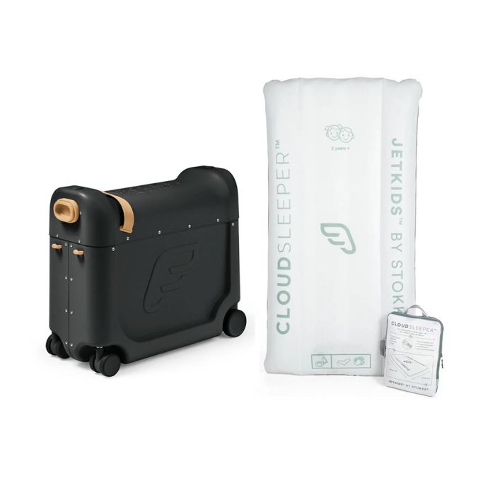 JetKids by Stokke Travel bundle: BedBox + CloudSleeper Lunar Eclipse – Ride-On Suitcases - Baby Travel