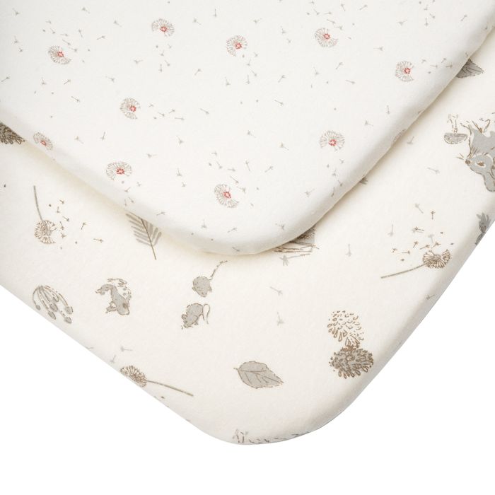 Tutti Bambini Crib 2 Pack Fitted Sheets Cocoon – Crib Bedding & Sheets - Baby Travel Tutti Bambini Crib 2 Pack Fitted Sheets Cocoon - Crib Bedding & Sheets - Image 1