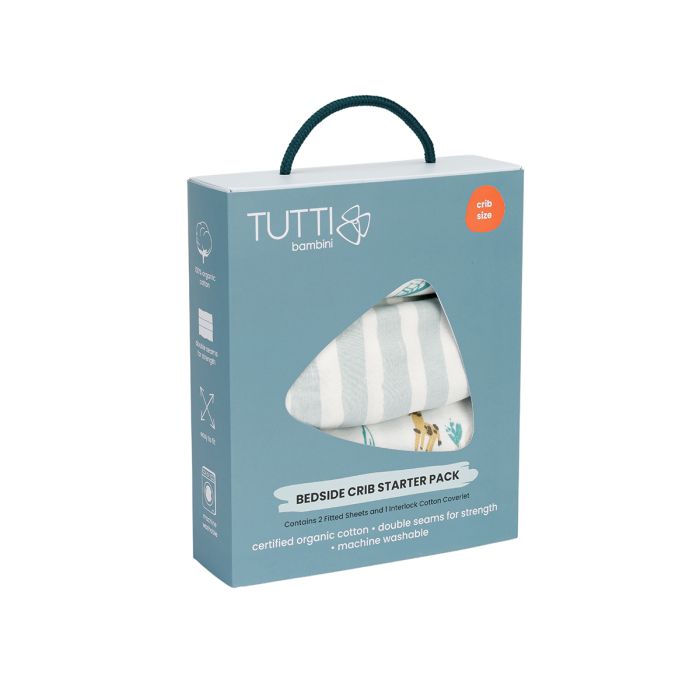 Tutti Bambini Crib Starter Pack Run Wild – Crib Bedding & Sheets - Baby Travel Tutti Bambini Crib Starter Pack Run Wild - Crib Bedding & Sheets - Image 10