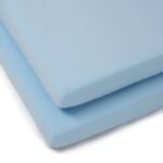 Clair De Lune 2 Pack Cot Fitted Sheets Blue - Cot and Bed Sheets