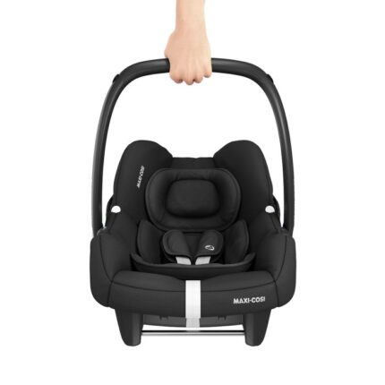 Maxi Cosi Cabriofix I-Size Car Seat and Base Bundle Essential Black – Newborn Car Seats - Baby Travel