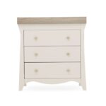 CuddleCo Clara Chest Changer Cashmere/Ash - Nursery Drawers