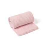 Clair De Lune Cellular Cot Blanket Pink – Cot Blankets - Baby Travel Clair De Lune Cellular Cot Blanket Pink - Cot Blankets