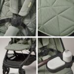 Silver Cross Clic Pushchair Sage - Compact Foldable Strollers Pushchairs - Image 2
