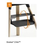 Stokke Clikk High Chair Black Natural Plus Free Cushion – Stokke High Chairs - Baby Travel Stokke Clikk High Chair Black Natural Plus Free Cushion - Stokke High Chairs - Image 3
