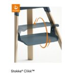 Stokke Clikk High Chair Fjord Blue Plus Free Cushion - Stokke High Chairs - Image 3