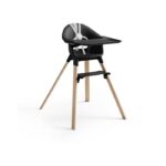 Stokke Clikk High Chair Black Natural Plus Free Cushion – Stokke High Chairs - Baby Travel Stokke Clikk High Chair Black Natural Plus Free Cushion - Stokke High Chairs - Image 7